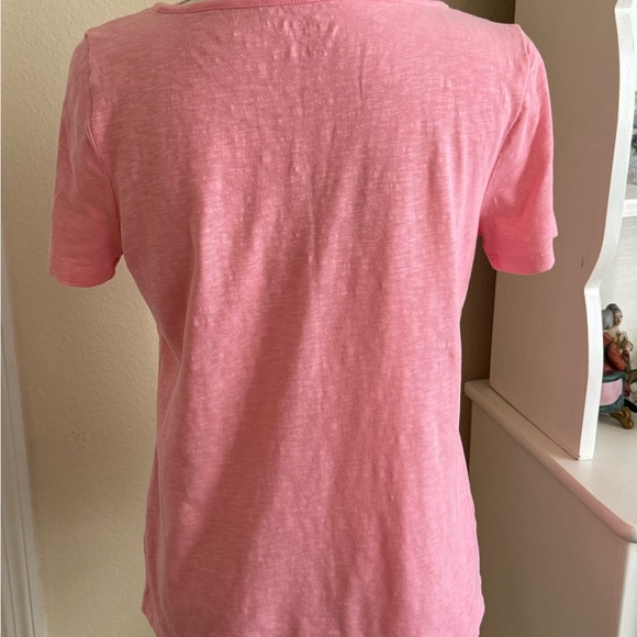 🌟HP🌟Talbots Pink Lace Tee - Picture 3 of 5